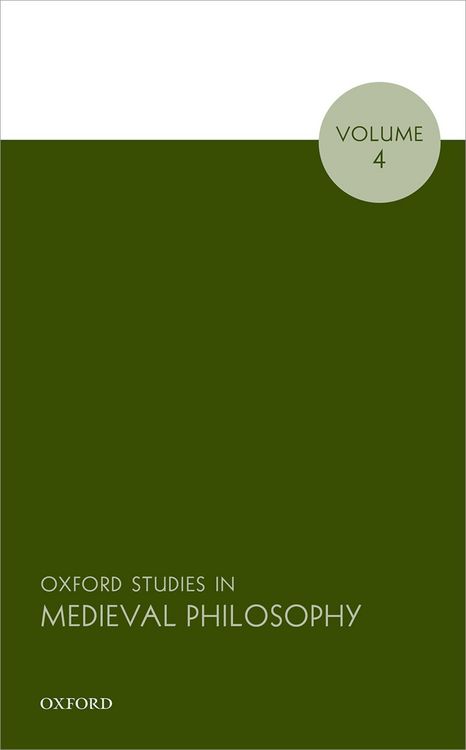 Produktbild: Oxford Studies in Medieval Philosophy, Volume 4