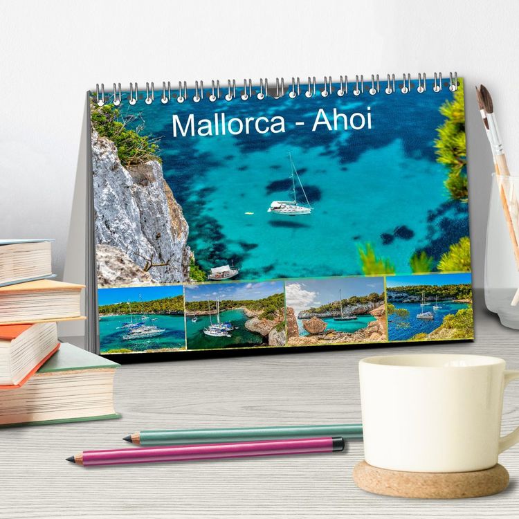 Produktbild: Mallorca - Ahoi (Tischkalender 2026 DIN A5 quer), CALVENDO Monatskalender