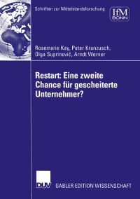 Produktbild: Restart: Eine zweite Chance f&uuml;r gescheiterte Unternehmer?