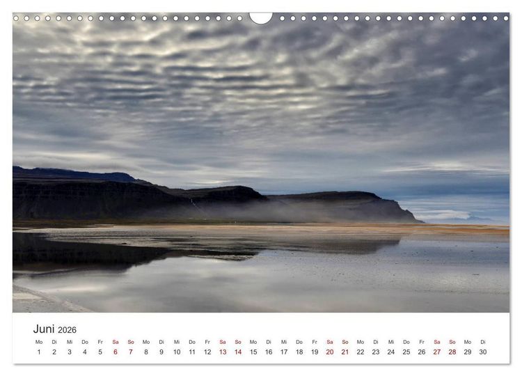 Produktbild: Landschaftstr&auml;ume in den Westfjorden (Wandkalender 2026 DIN A3 quer), CALVENDO Monatskalender
