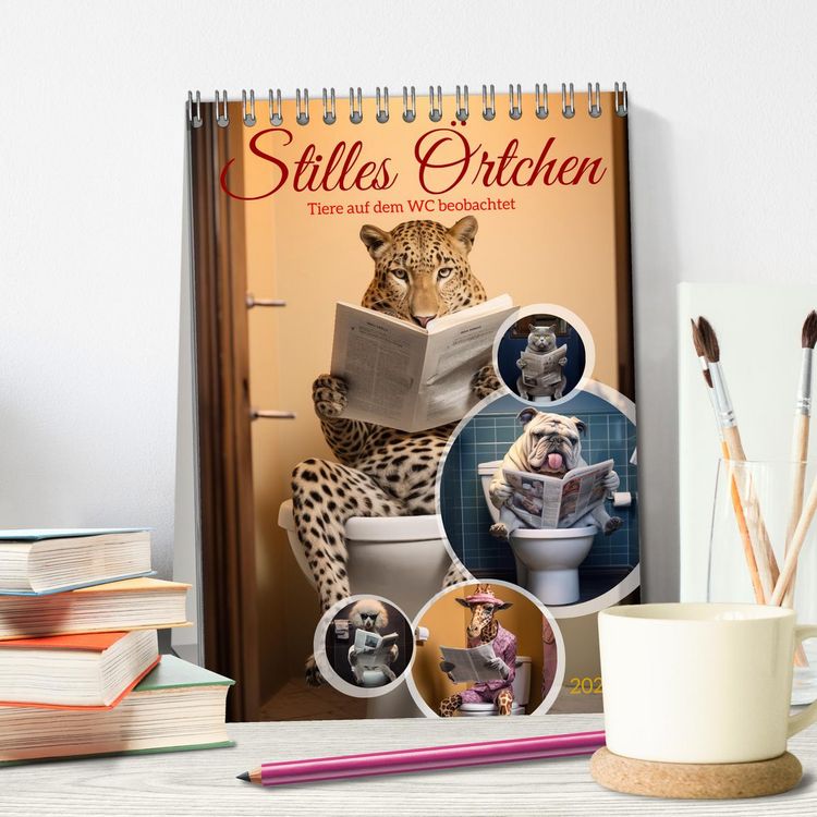 Produktbild: Stilles &Ouml;rtchen (Tischkalender 2026 DIN A5 hoch), CALVENDO Monatskalender