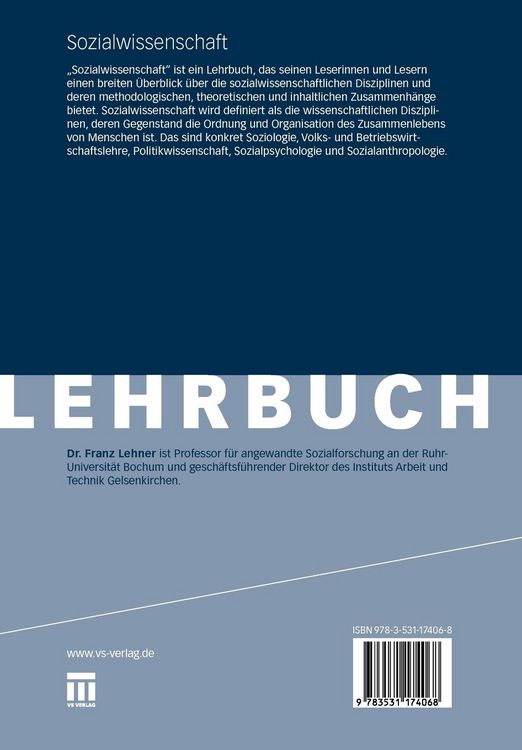 Produktbild: Sozialwissenschaft