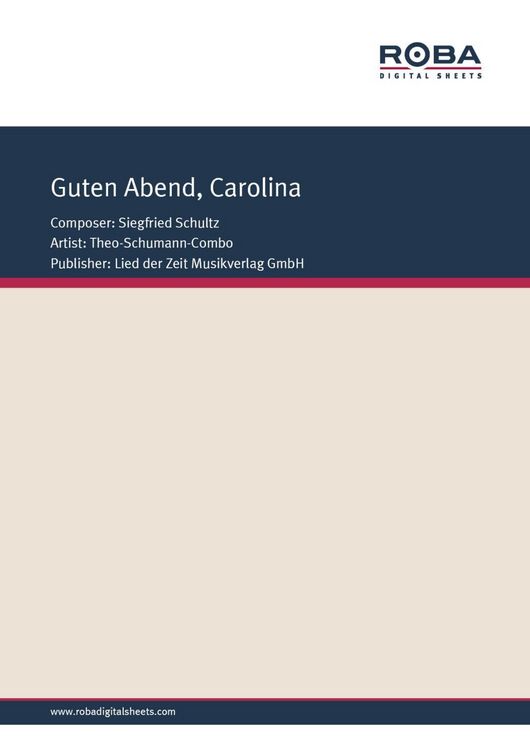 Produktbild: Guten Abend, Carolina