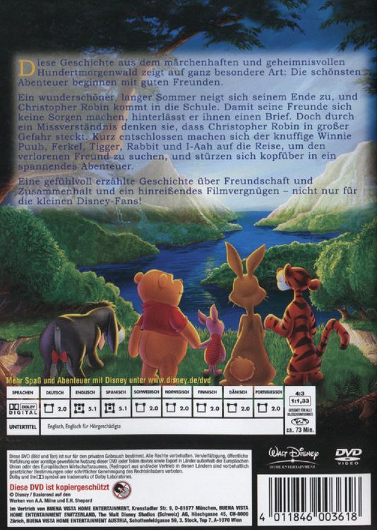 Produktbild: Winnie Puuh - Auf gro&szlig;er Reise