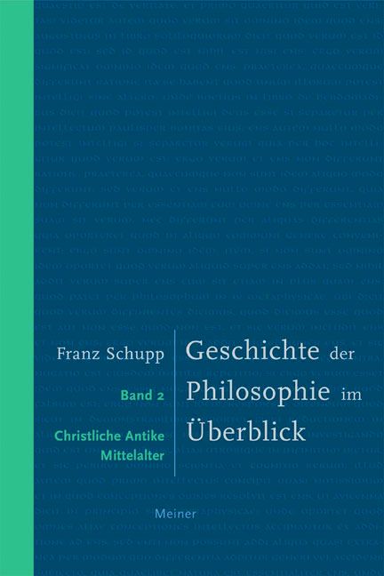 Produktbild: Geschichte der Philosophie im &Uuml;berblick. Band 2: Christliche Antike und Mittelalter