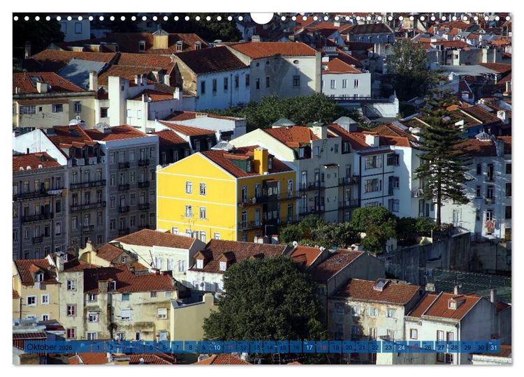 Produktbild: BlickPunkt Lissabon (Wandkalender 2026 DIN A3 quer), CALVENDO Monatskalender
