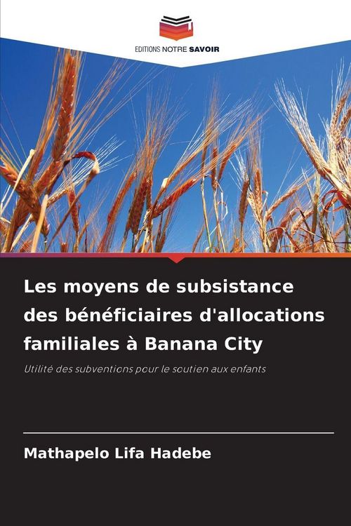 Produktbild: Les moyens de subsistance des b&eacute;n&eacute;ficiaires d'allocations familiales &agrave; Banana City