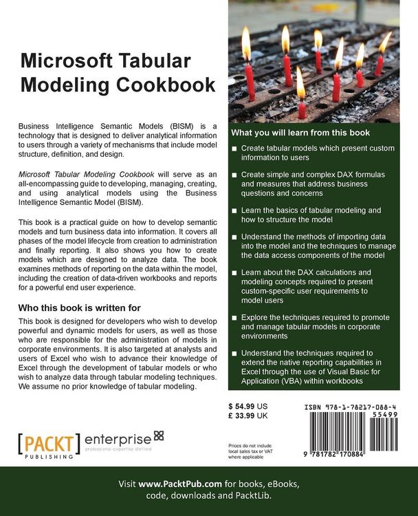 Produktbild: SQL Server and Power Pivot - Tabular Modeling Cookbook