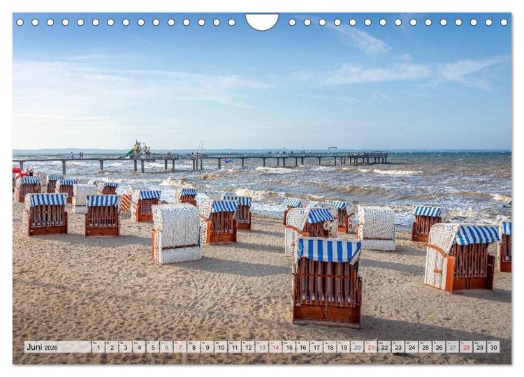 Produktbild: Niendorf Ostsee (Wandkalender 2026 DIN A4 quer), CALVENDO Monatskalender