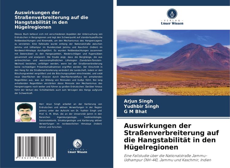 Produktbild: Auswirkungen der Stra&szlig;enverbreiterung auf die Hangstabilit&auml;t in den H&uuml;gelregionen