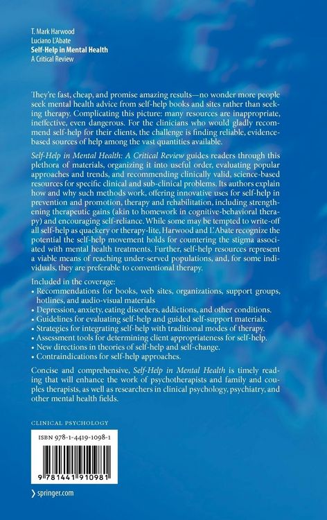 Produktbild: Self-Help in Mental Health