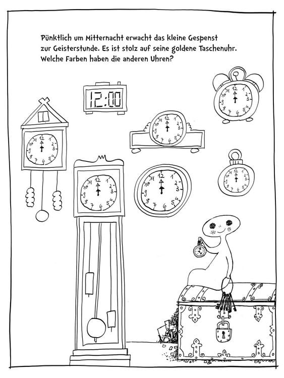 Produktbild: Das kleine Gespenst (Ausmalen, weitermalen, selber malen)