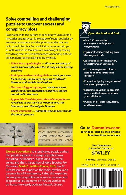Produktbild: Cracking Codes and Cryptograms For Dummies