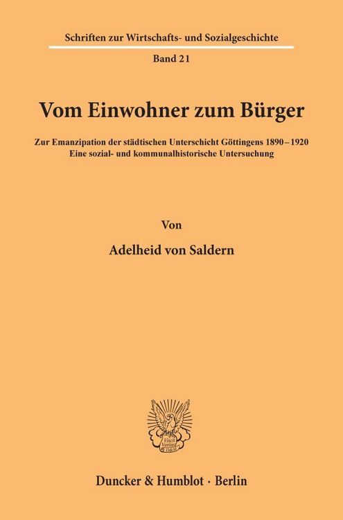 Produktbild: Vom Einwohner zum B&uuml;rger.