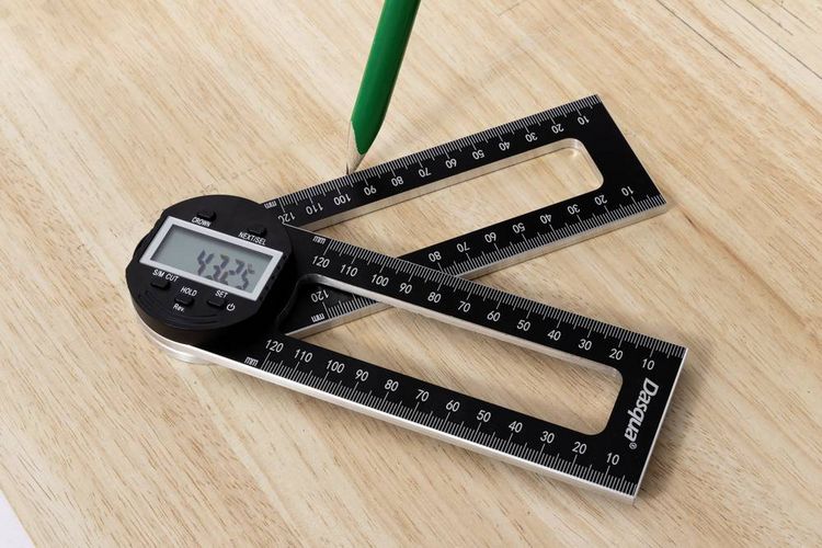 Produktbild: Dasqua 1804-6771 Digitaler Winkelmesser f&uuml;r Gehrungss&auml;gen 280mm 360&deg; 1St.