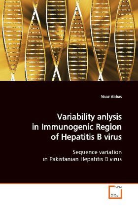 Produktbild: Abbas, N: Variability anlysis in Immunogenic Region of Hepat