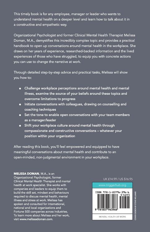Produktbild: Doman, M: Yes, You Can Talk about Mental Health at Work