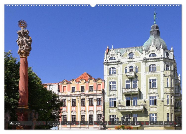 Produktbild: Schweidnitz in Polen mit Friedenskirche (Wandkalender 2026 DIN A2 quer), CALVENDO Monatskalender