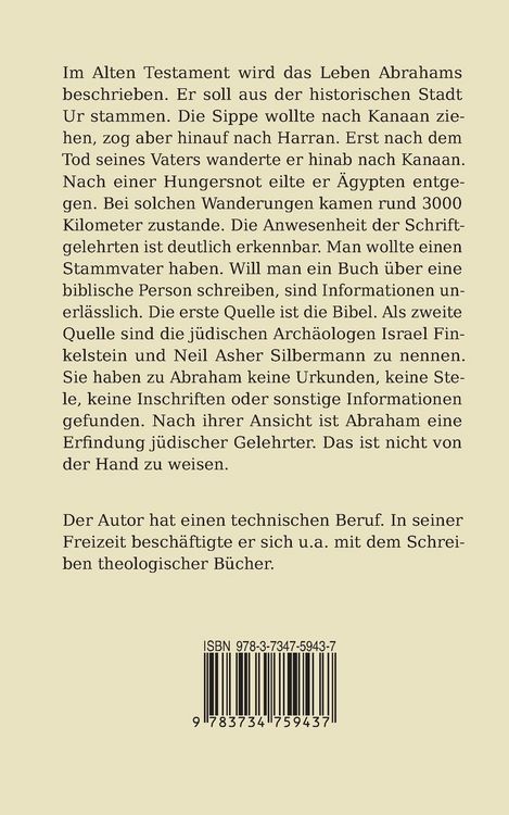 Produktbild: Das Leben Abrahams