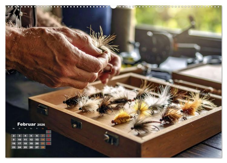Produktbild: Die Kunst der Fliege (Wandkalender 2026 DIN A2 quer), CALVENDO Monatskalender
