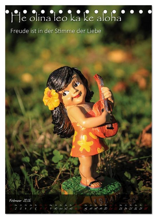 Produktbild: Hula Dancer - Hawaiianische Weisheiten (Tischkalender 2026 DIN A5 hoch), CALVENDO Monatskalender