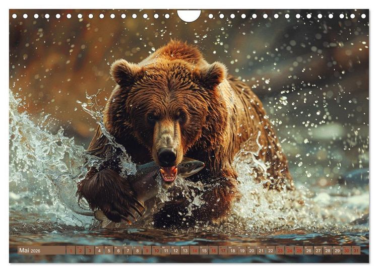 Produktbild: Wildes B&auml;renland (Wandkalender 2026 DIN A4 quer), CALVENDO Monatskalender