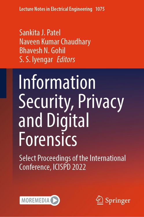 Produktbild: Information Security, Privacy and Digital Forensics