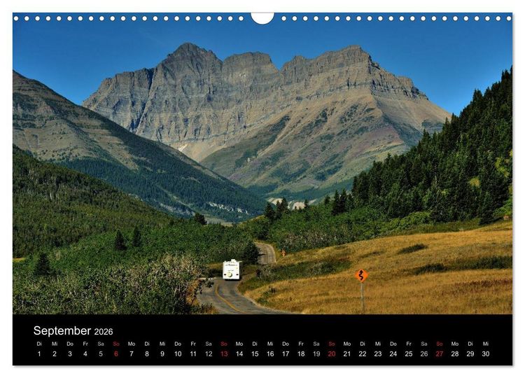 Produktbild: KANADA - Mit Campmobil quer durch (Wandkalender 2026 DIN A3 quer), CALVENDO Monatskalender