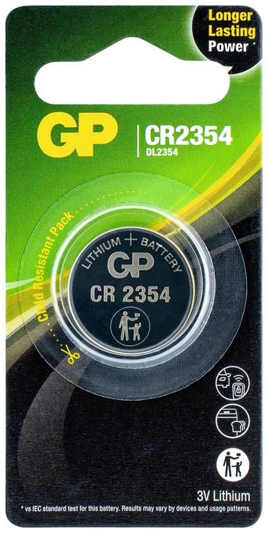 Produktbild: GP Knopfzelle CR2354 3V 1 St. 560 mAh Lithium GPCR2354STD234C1