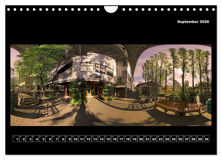Produktbild: Vancouver / Kanada in faszinierender 360&deg; Panorama-Photographie (Wandkalender 2026 DIN A4 quer), CALVENDO Monatskalender
