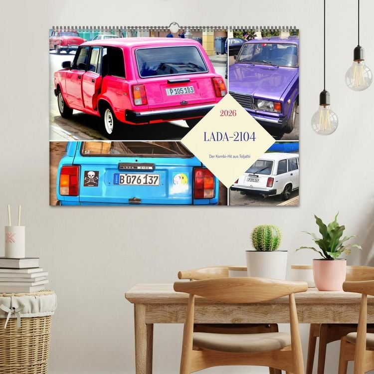 Produktbild: LADA-2104 - Der Kombi-Hit aus Toljatti (Wandkalender 2026 DIN A2 quer), CALVENDO Monatskalender