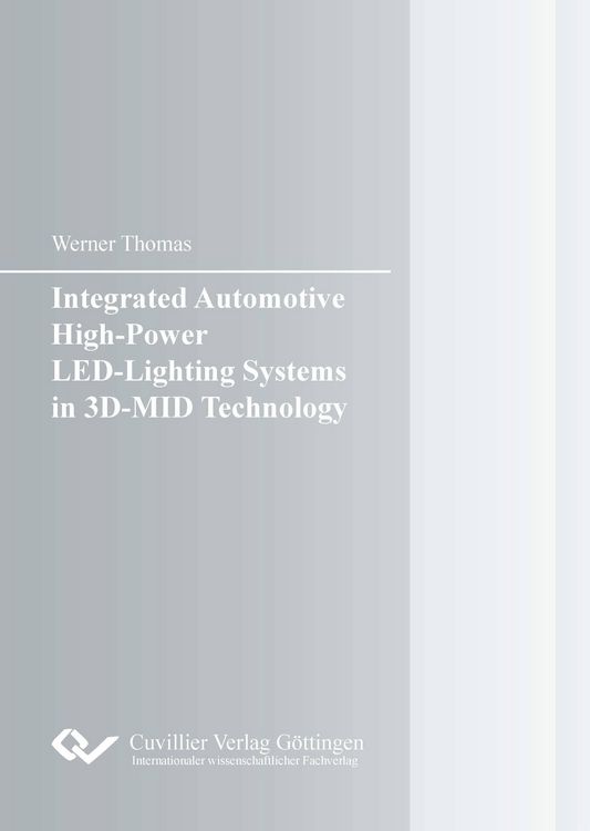 Produktbild: Integrated Automotive High-Power LED-Lighting Systems in 3D-MID Technology