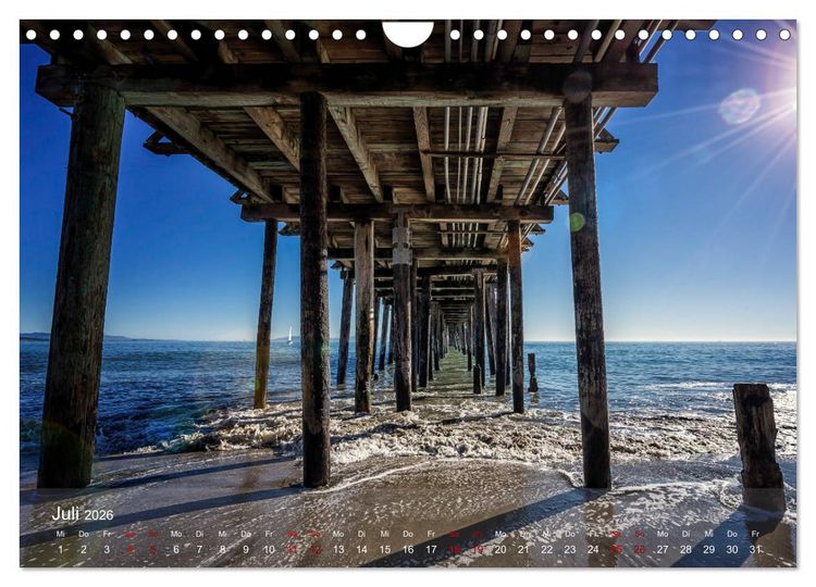 Produktbild: Traumstra&szlig;e Kaliforniens - California Highway No.1 (Wandkalender 2026 DIN A4 quer), CALVENDO Monatskalender