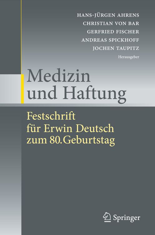 Produktbild: Medizin und Haftung