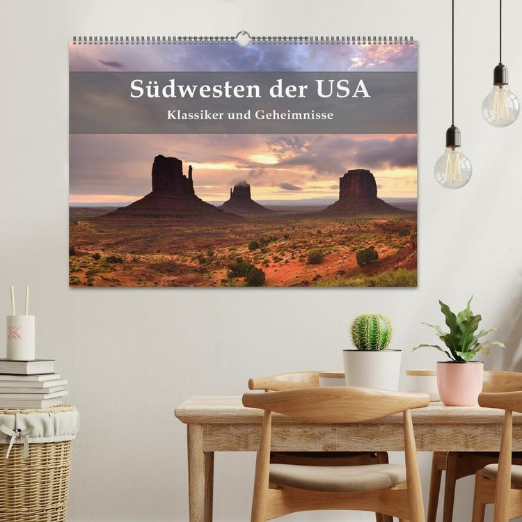 Produktbild: S&uuml;dwesten der USA - Klassiker und Geheimnisse (Wandkalender 2026 DIN A2 quer), CALVENDO Monatskalender