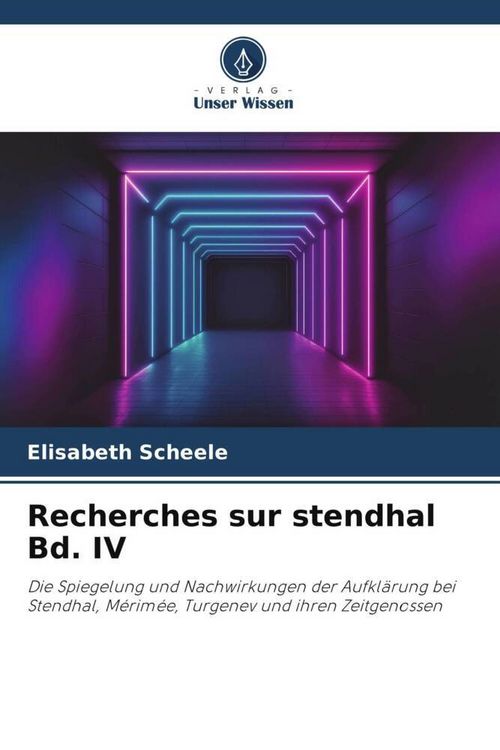 Produktbild: Recherches sur stendhal Bd. IV