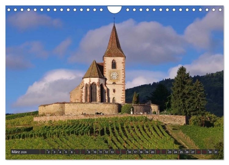 Produktbild: Elsass - Zwischen Rhein und Vogesen (Wandkalender 2026 DIN A4 quer), CALVENDO Monatskalender