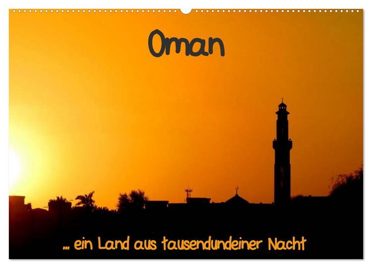 Produktbild: Oman (Wandkalender 2026 DIN A2 quer), CALVENDO Monatskalender