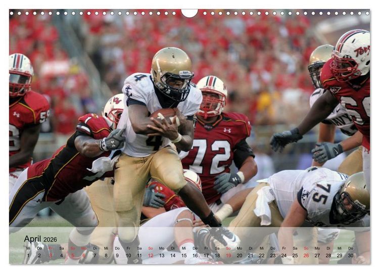 Produktbild: Sport. American Football (Wandkalender 2026 DIN A3 quer), CALVENDO Monatskalender