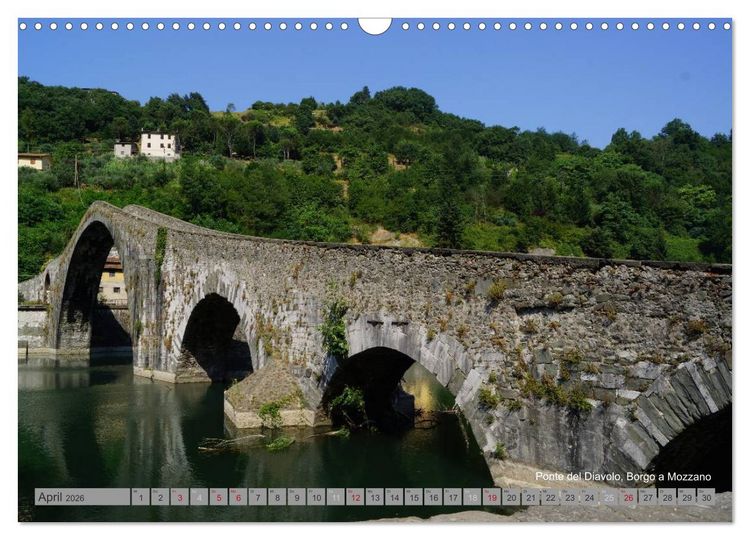Produktbild: Toskana 2026 (Wandkalender 2026 DIN A3 quer), CALVENDO Monatskalender