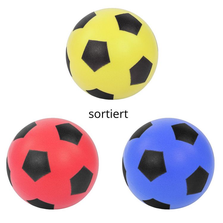 Produktbild: Idena Softball gelb rot blau &Oslash;12cm 3fach sortiert