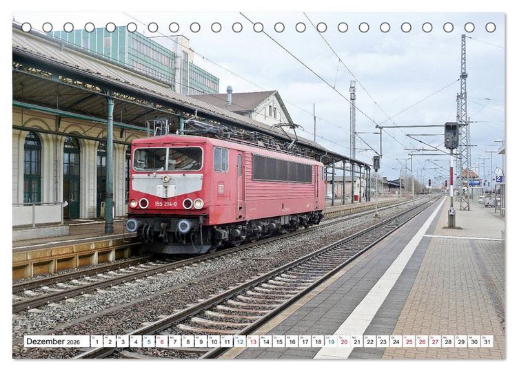 Produktbild: Die Baureihe 250 - Reichsbahnlok in DB-Diensten (Tischkalender 2026 DIN A5 quer), CALVENDO Monatskalender