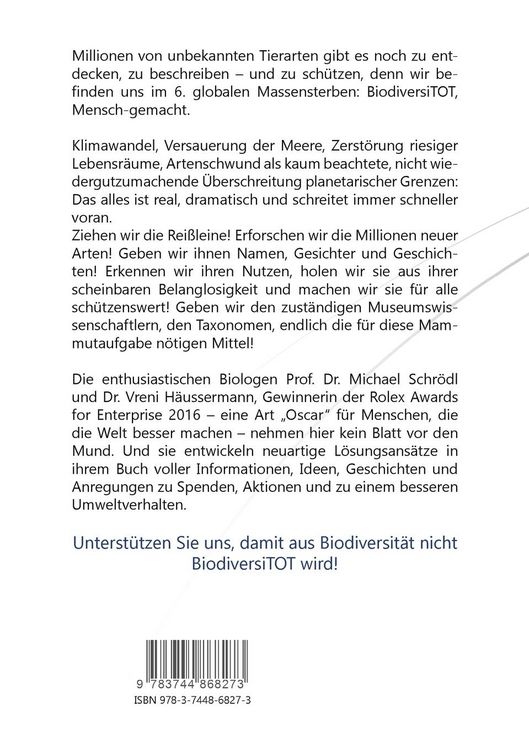 Produktbild: BiodiversiTOT - Die globale Artenvielfalt jetzt entdecken, erforschen und erhalten