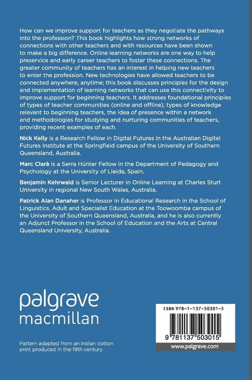 Produktbild: Online Learning Networks for Pre-Service and Early Career Teachers