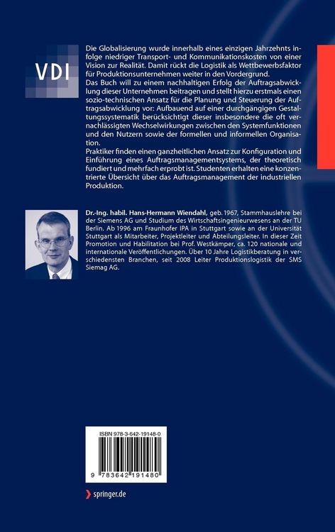 Produktbild: Auftragsmanagement der industriellen Produktion