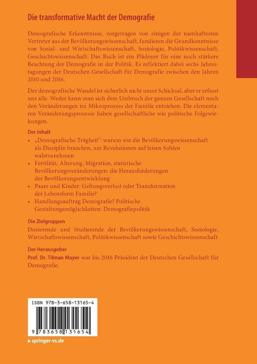 Produktbild: Die transformative Macht der Demografie