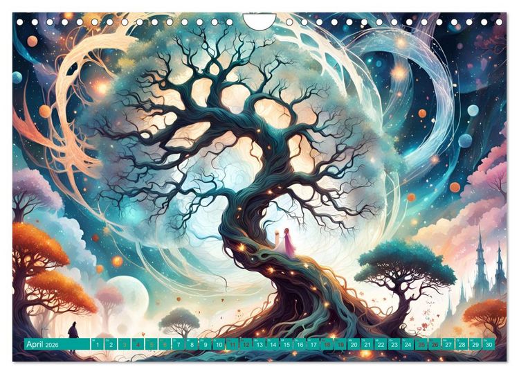 Produktbild: B&auml;ume wie Pers&ouml;nlichkeiten (Wandkalender 2026 DIN A4 quer), CALVENDO Monatskalender