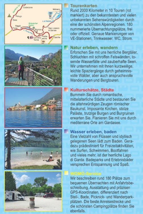 Produktbild: Mit dem Wohnmobil durchs Trentino und rund um den Gardasee