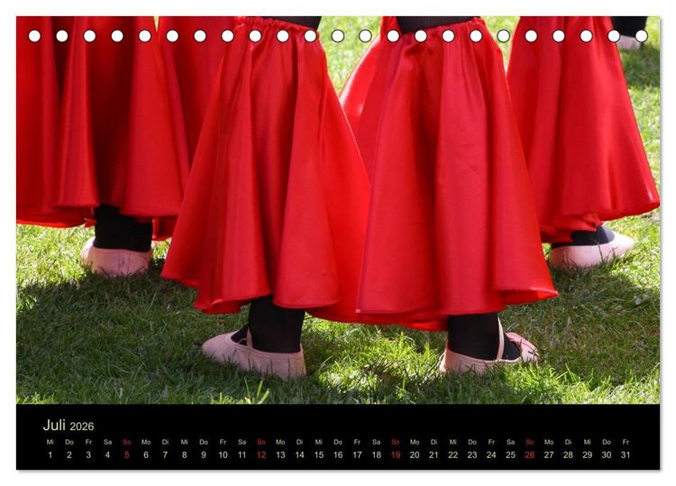 Produktbild: M&auml;dchentr&auml;ume - Ballett und Tanz (Tischkalender 2026 DIN A5 quer), CALVENDO Monatskalender