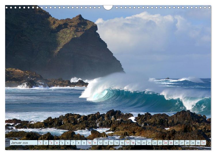 Produktbild: Teneriffa - Insel der Gl&uuml;ckseligen (Wandkalender 2026 DIN A3 quer), CALVENDO Monatskalender